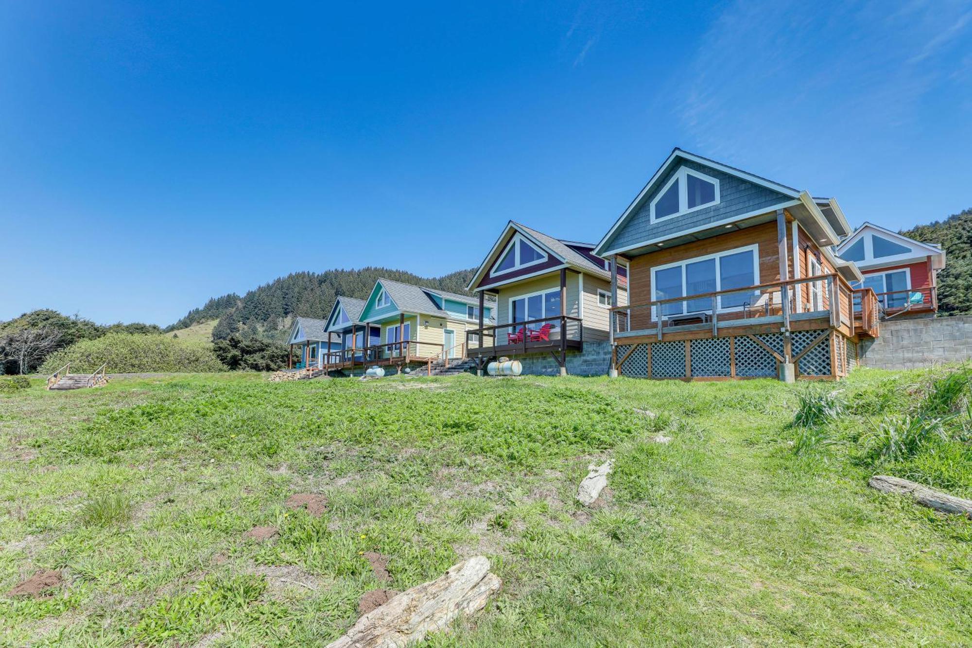 Epic Yachats Escape Oregon Coastline Beach, Views 외부 사진